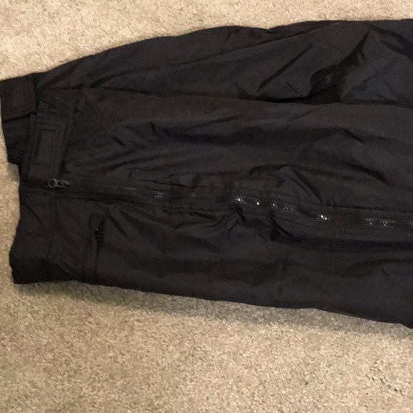 NWT SPLITRAIL black nylon ski snow pants - XL - Picture 8 of 9